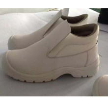 Hot Sale Industrial White Work PU / Chaussures de sécurité en cuir